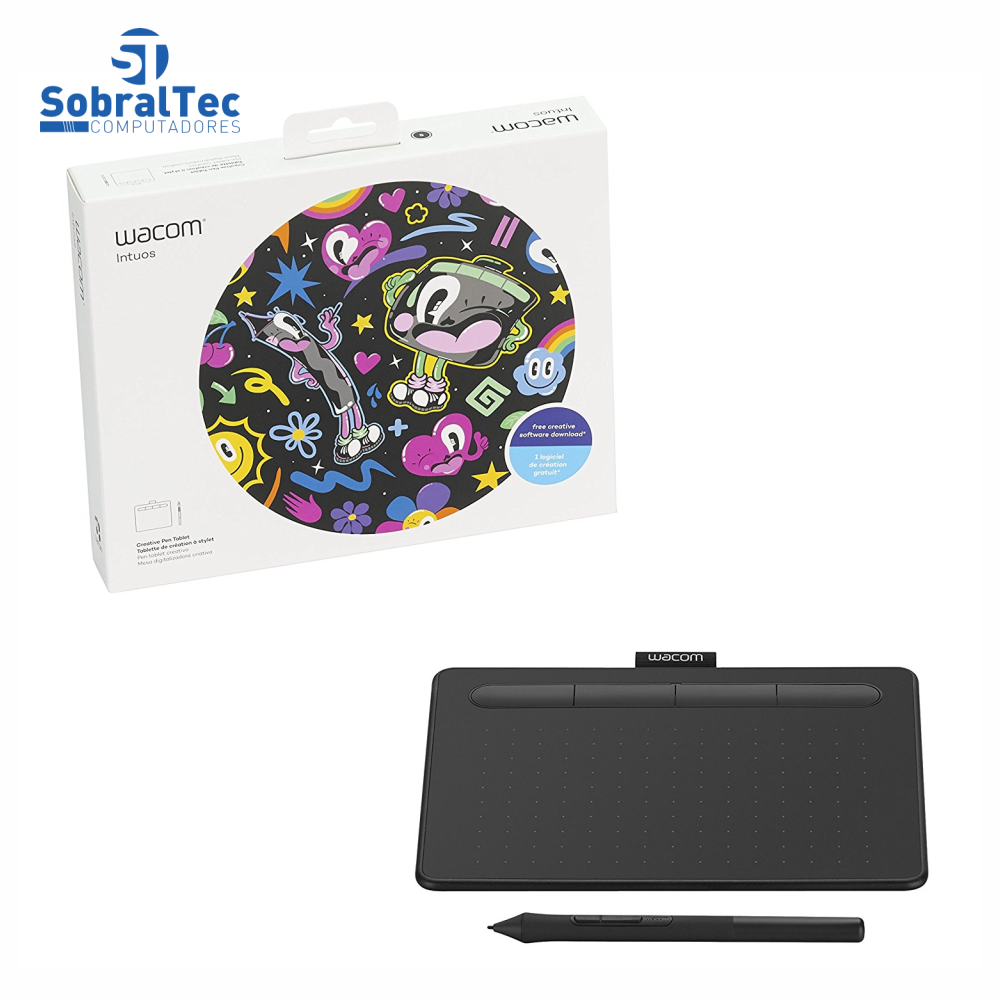 Mesa Digitalizadora Wacom Intuos Creative Pen Tablet Small Black Ctl4100